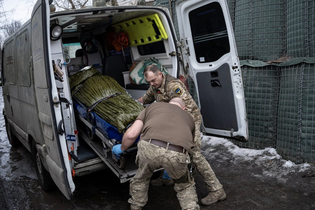 Ukraine medics front line
