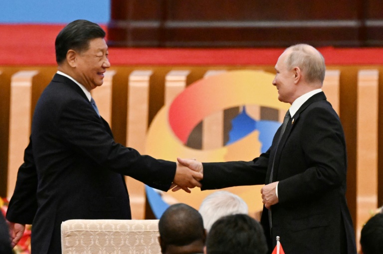 Putin as leaders meet in Beijing
