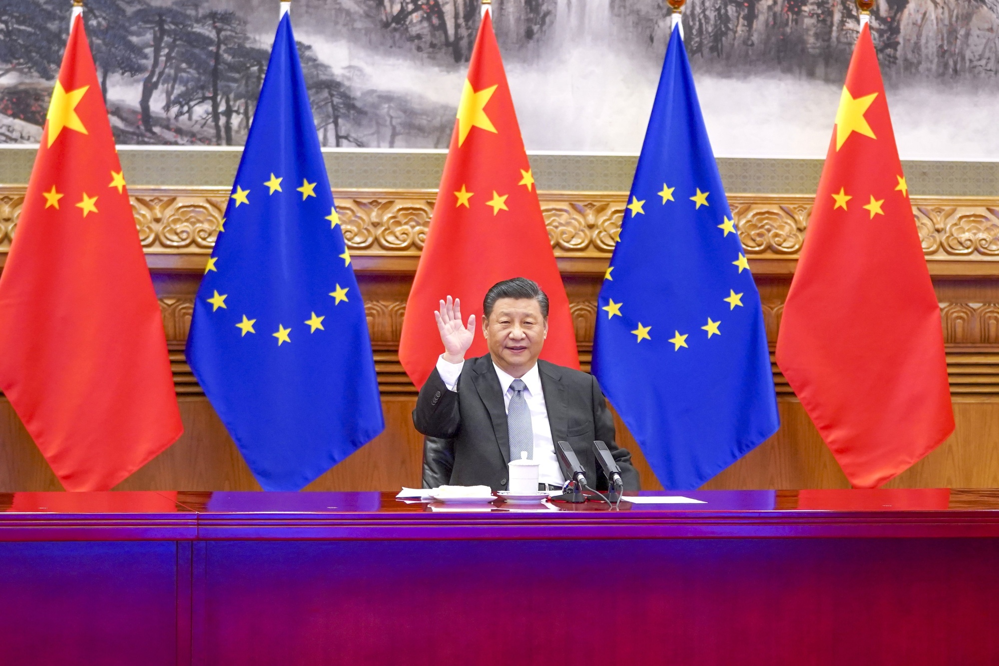 Xi Jinping," "high-stakes talks