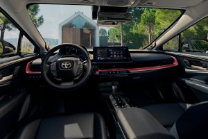 Interior of Toyota Prius