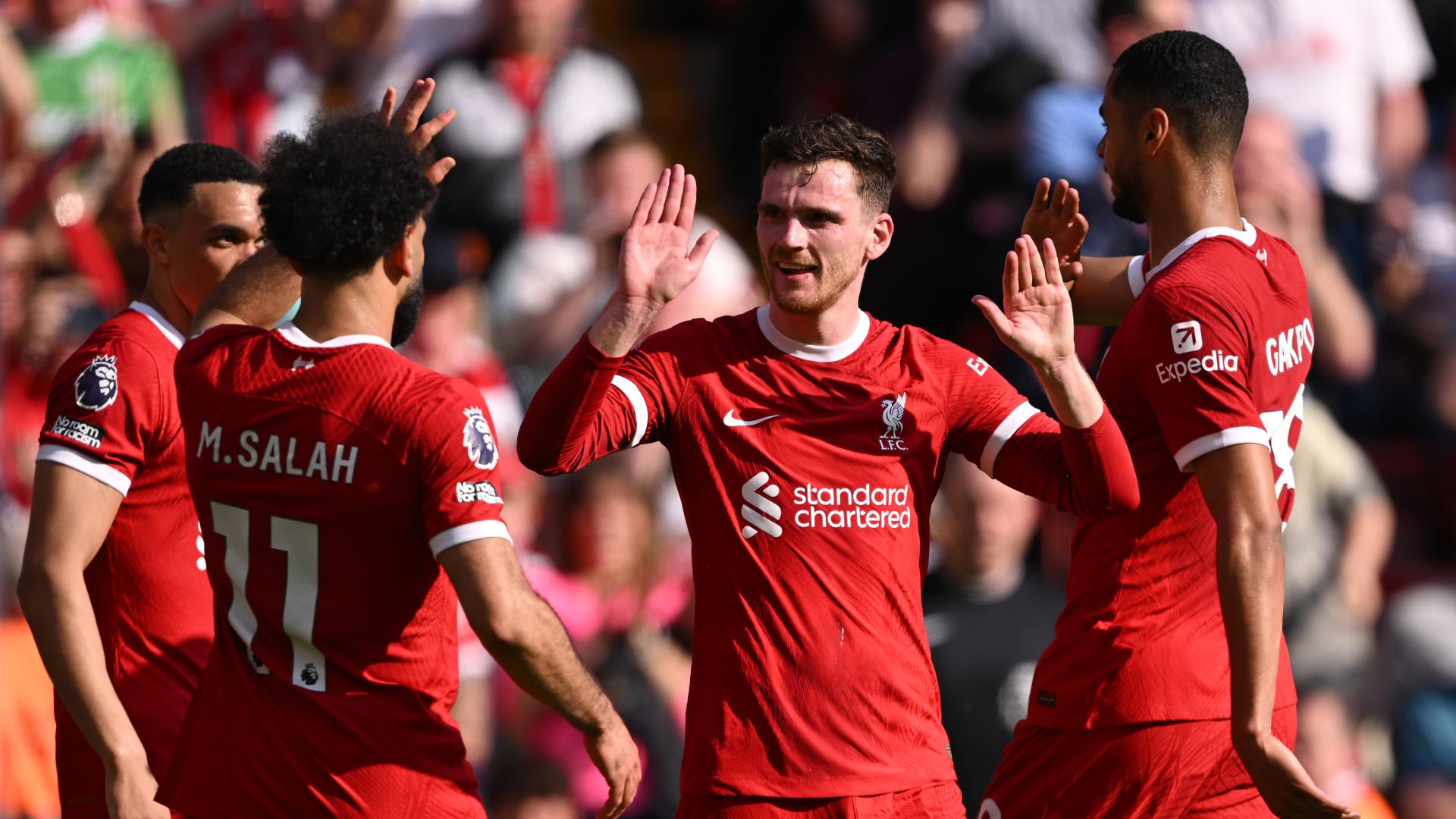 Thrilling Encounter: Liverpool Crushes Tottenham 4-2 at Anfield
