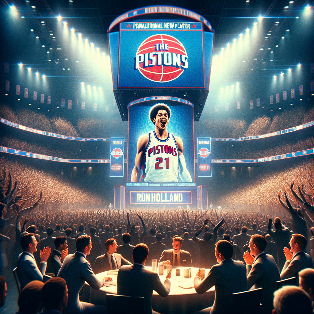 Pistons Strike Gold with Ron Holland at No. 5 in 2024 NBA Draft